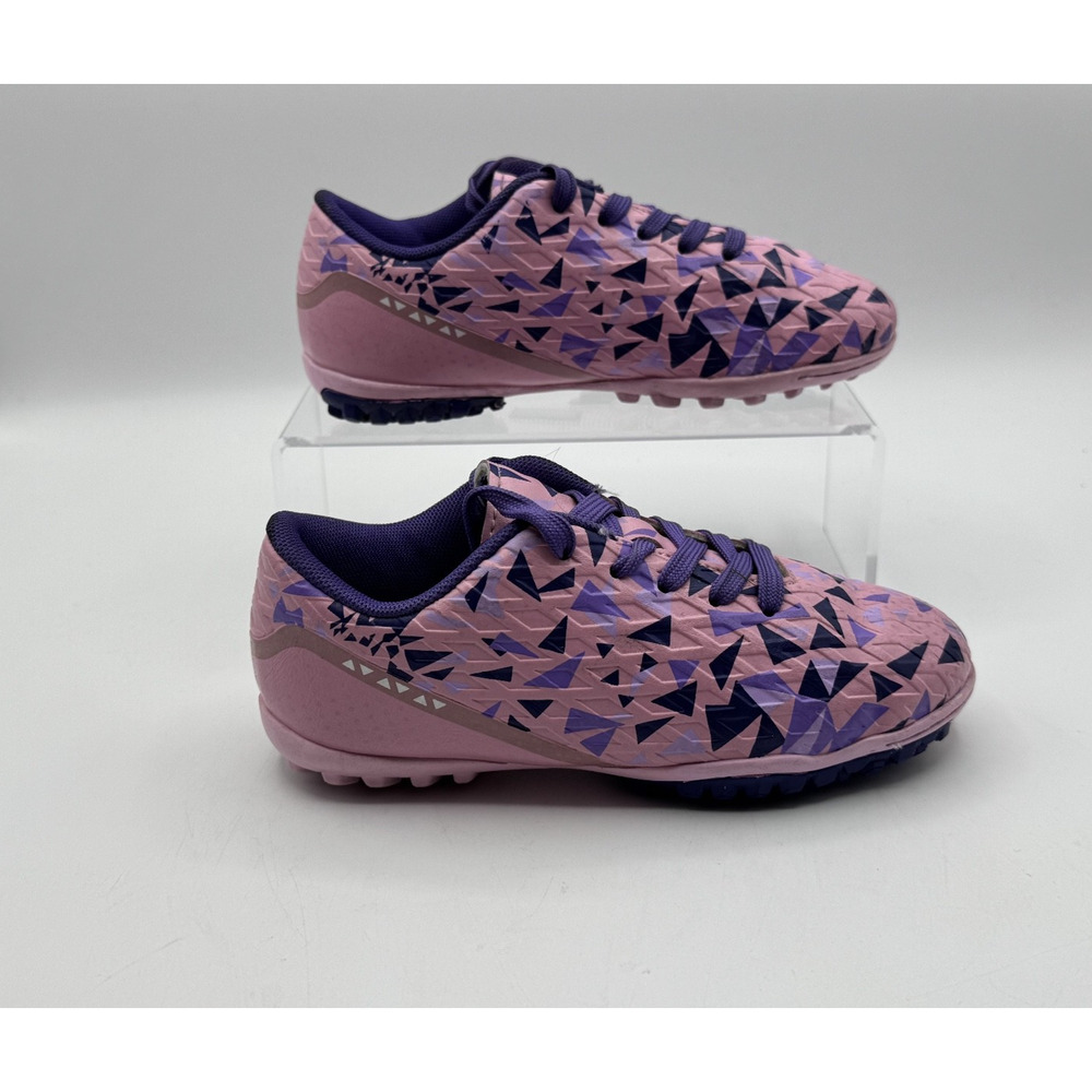 Dream Pairs Youth Girls Outdoor Soccer Cleats Size 13, Pink & Purple, Pre-owned